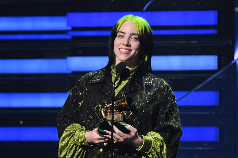 Billie Eilish at the 2020 Grammys