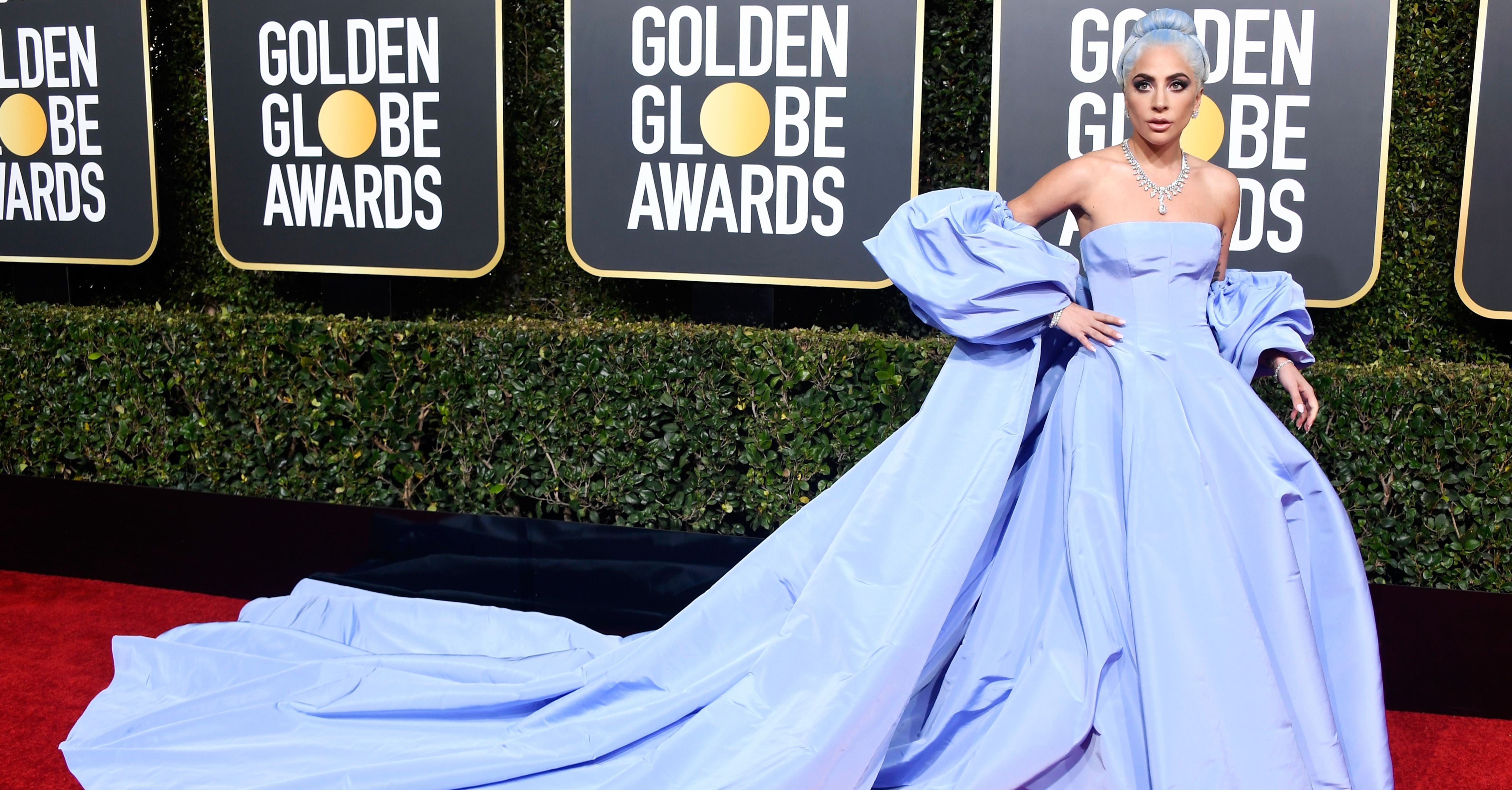 Lady gaga dress deals 2019 golden globes