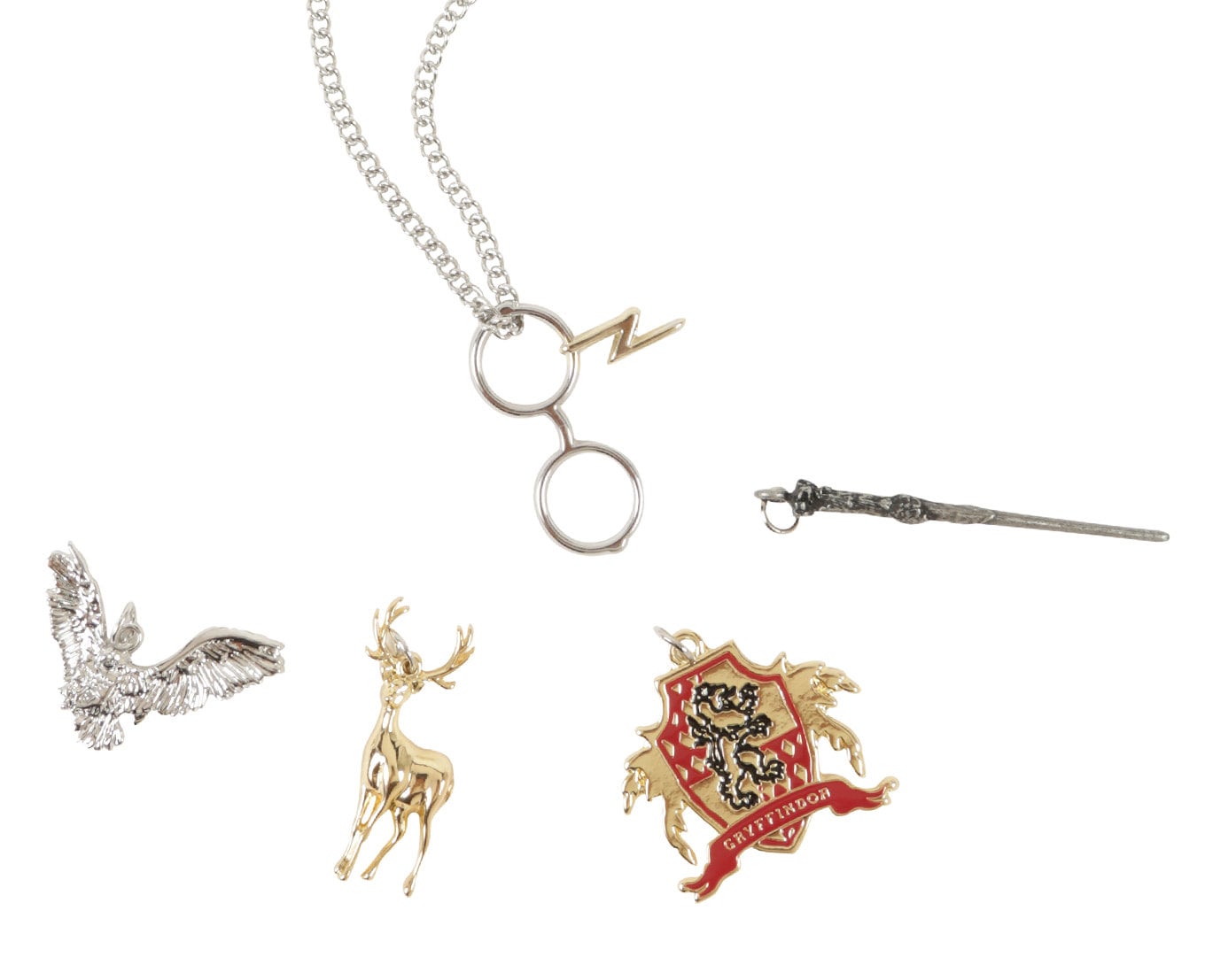 Harry Potter Books Themed Multicharm Metal Charm Bracelet