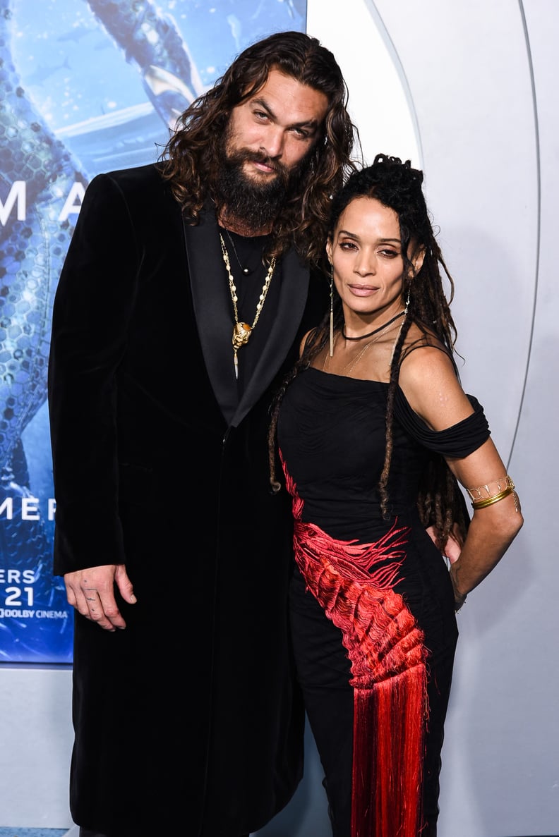 Jason Momoa and Lisa Bonet at the Aquaman Premiere in December 2018