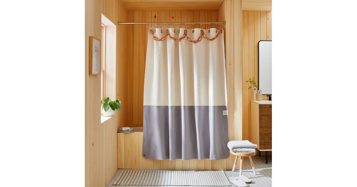 Quiet Town x Utility Objects Shower Curtain Best Bathroom Products From West Elm POPSUGAR