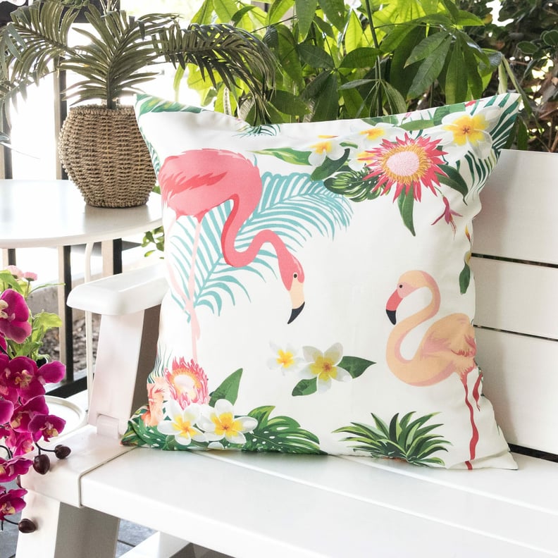 Bax Flamingo Paradise Outdoor Throw Pillow