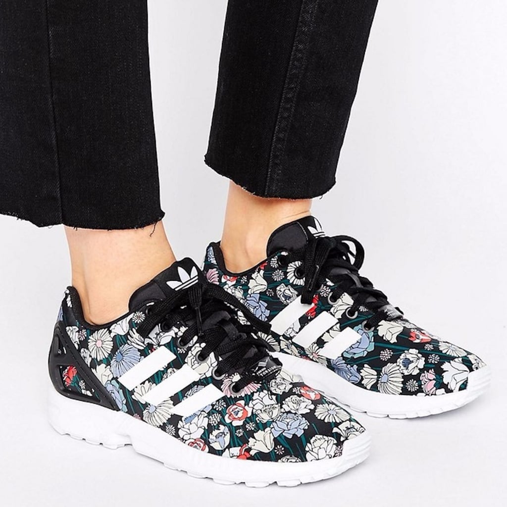 Adidas ZX Flux Performance Floral-Print Sneakers 21 Envy-Inducing Statement Sneakers — All $100 or Less! | POPSUGAR Photo