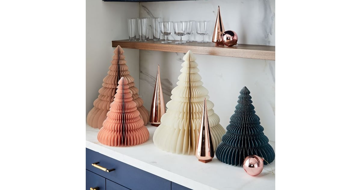 Accordion Paper Trees (1436, originally 1949) West Elm's Christmas 2017 Collection
