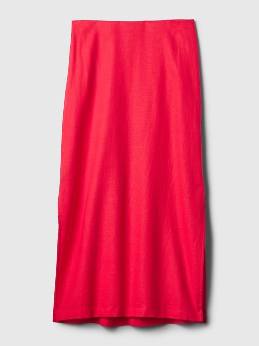 Gap Linen-Blend Maxi Skirt