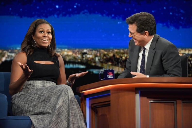 Michelle Obama Appeared on the Show in a Cutout Tank
