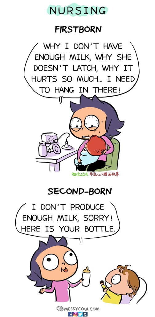 Comic About Raising Your Second Kid
