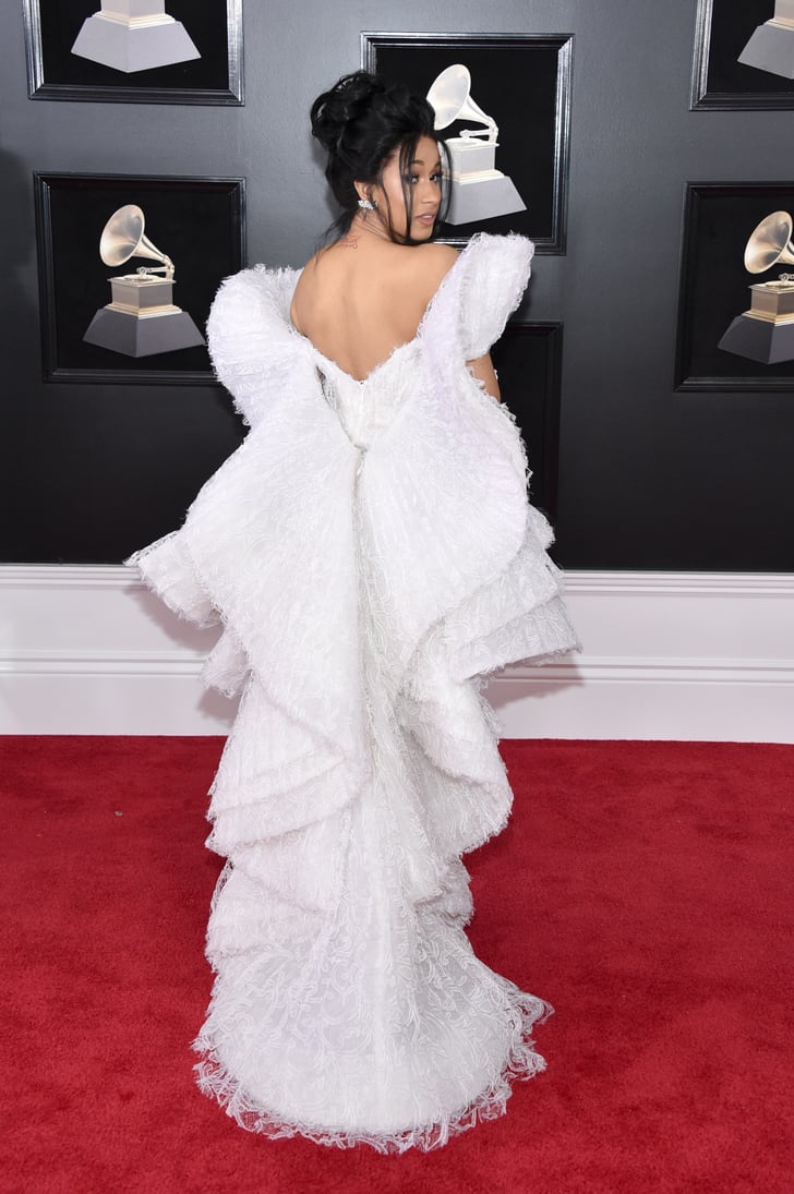 Cardi B's Ashi Grammys Dress 2018 POPSUGAR Fashion Photo 5