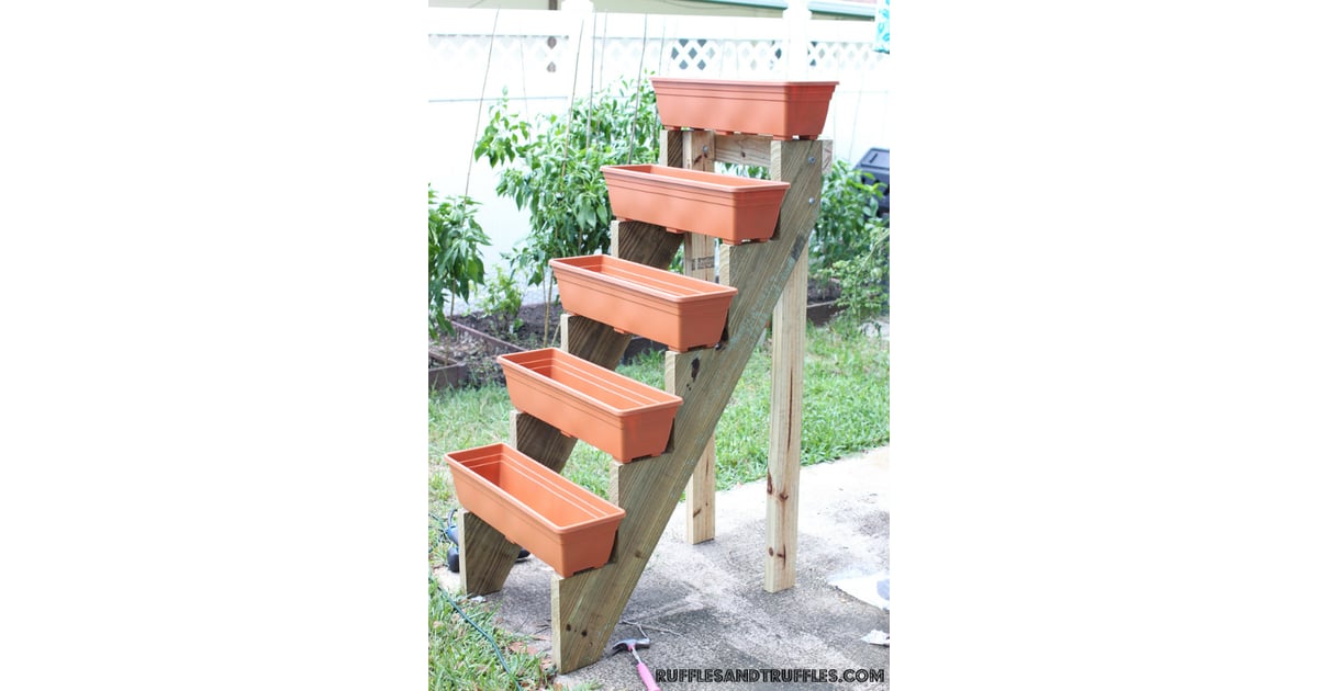 Step Planter Boxes Small-Space Gardening DIYs POPSUGAR ...
