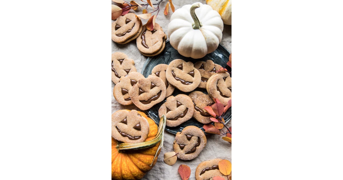 Milk ChocolateStuffed Jacko’Lantern Cookies Best Halloween Cookie