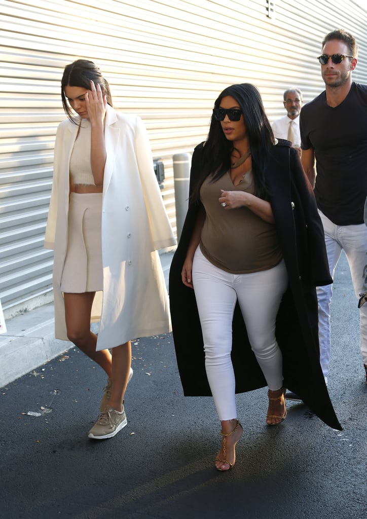 Kim Kardashian and Kendall Jenner Attend US Open 2015 | POPSUGAR Celebrity