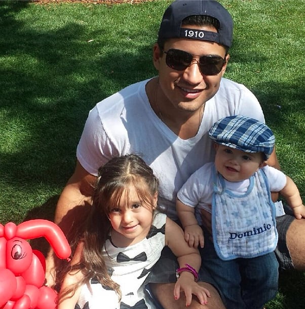 Mario Lopez With Gia and Dominic