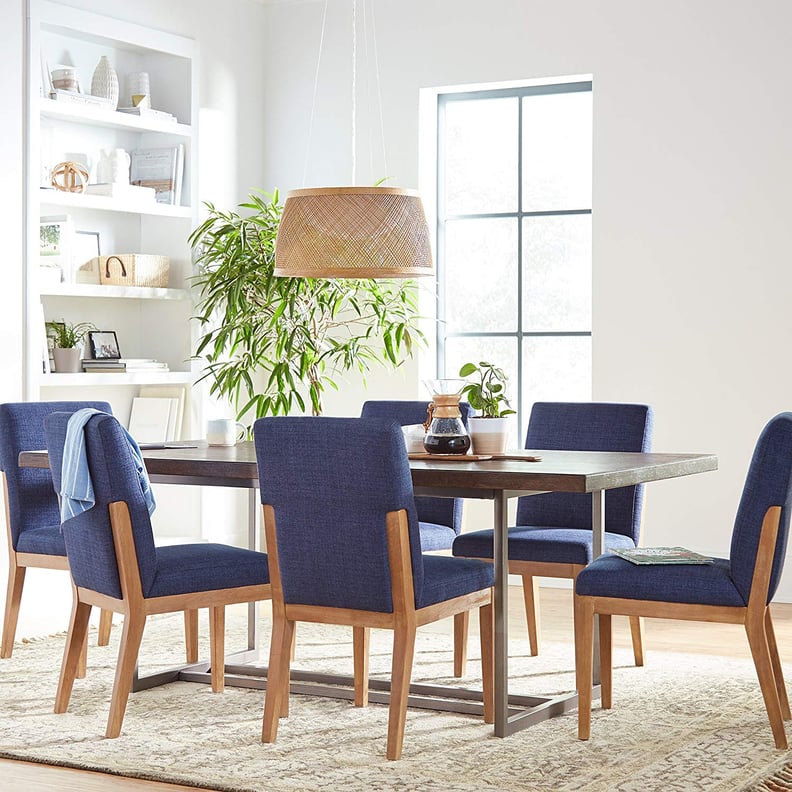 Stone & Beam Sophia Modern Accent Kitchen Dining Room Table Chairs