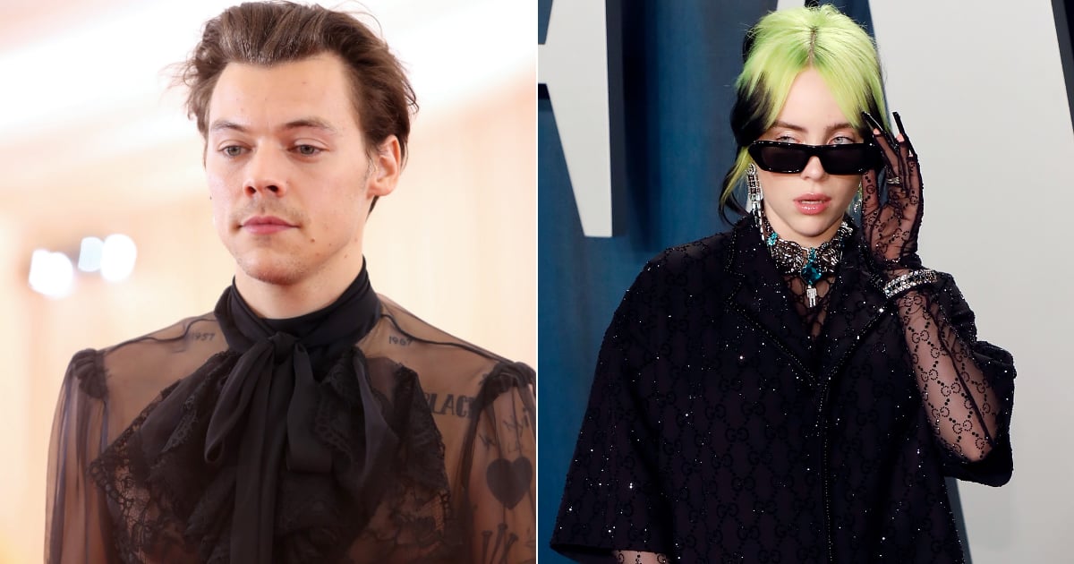 Harry Styles And Billie Eilish Star In Gucci Ouverture Film Popsugar Fashion