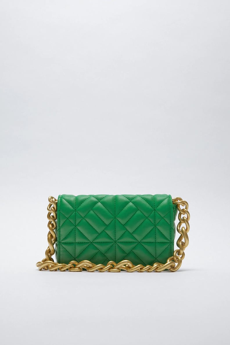 Quilted Chain Strap Shoulder Bag