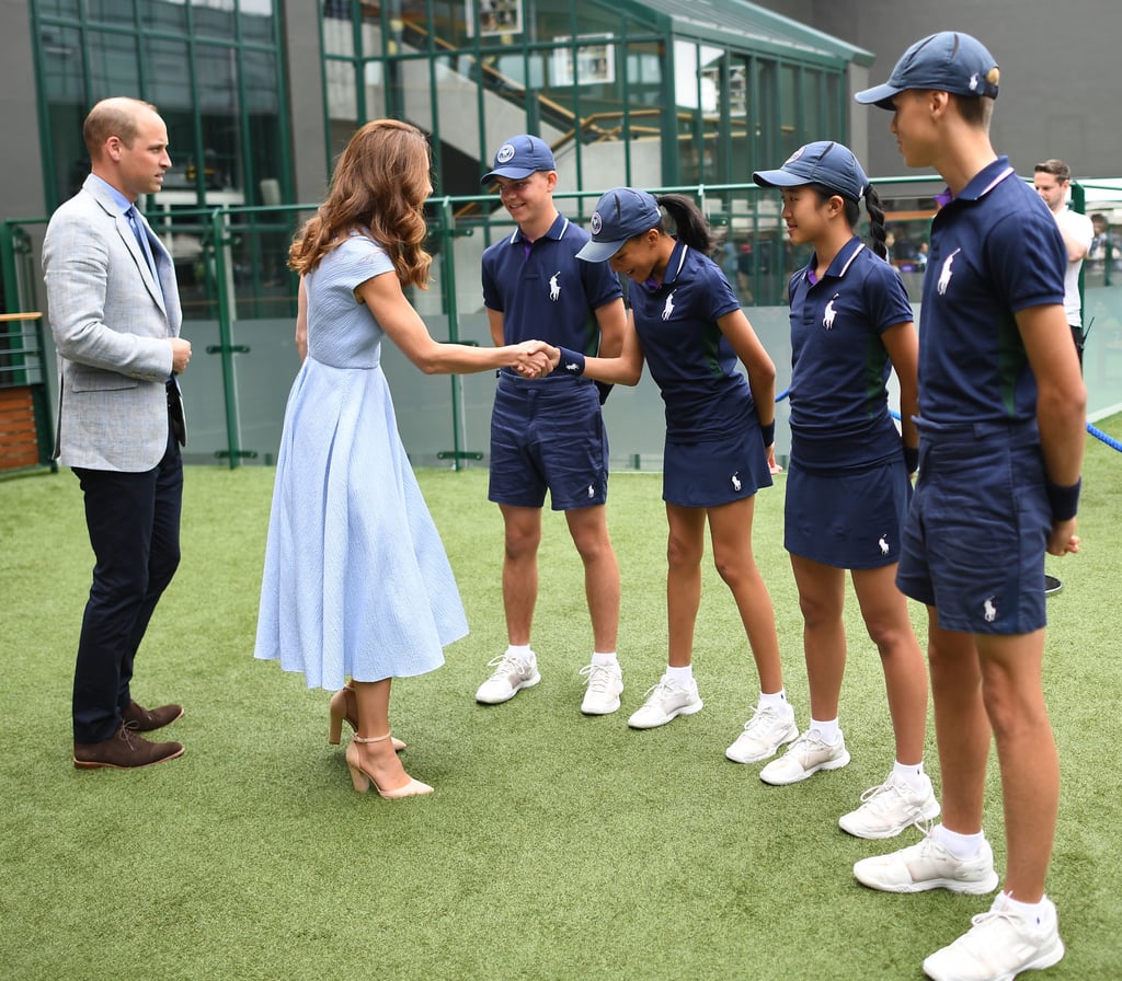 Kate Middleton Blue Dress at Wimbledon 2019