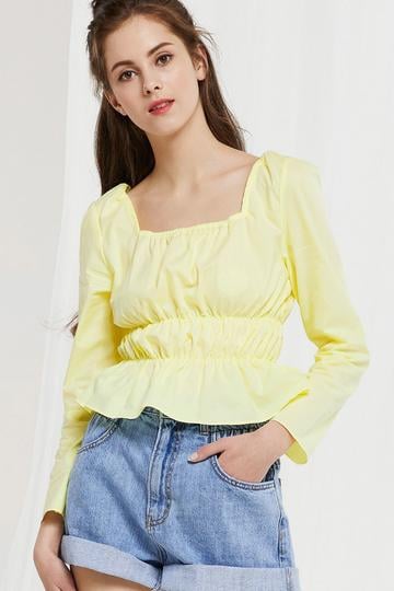 Storets Handan Square Neck Crop Top