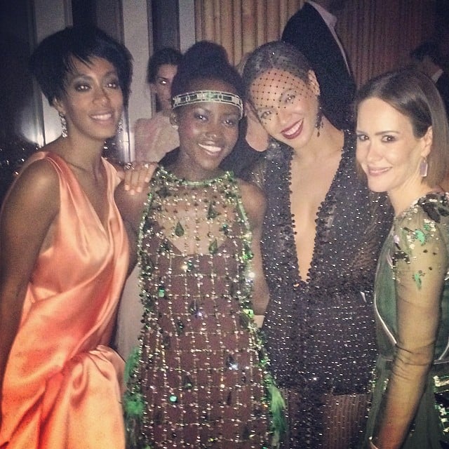 Beyoncé and Solange Knowles hung out with Lupita Nyong'o and Sarah Paulson.
Source: Instagram user beyonce