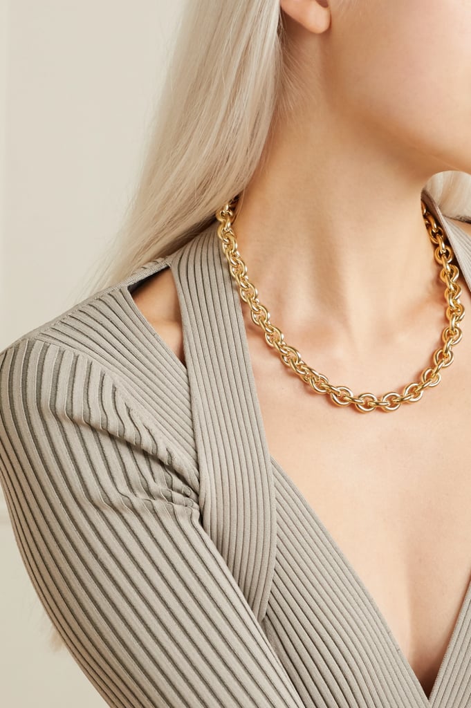 Laura Lombardi Cable Gold-Plated Necklace