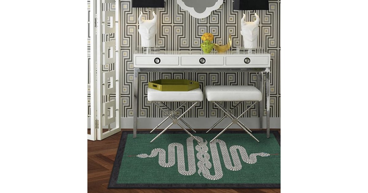 Something Bold Ruggable x Jonathan Adler Venom Emerald Rug Best Entryway and Small Spaces
