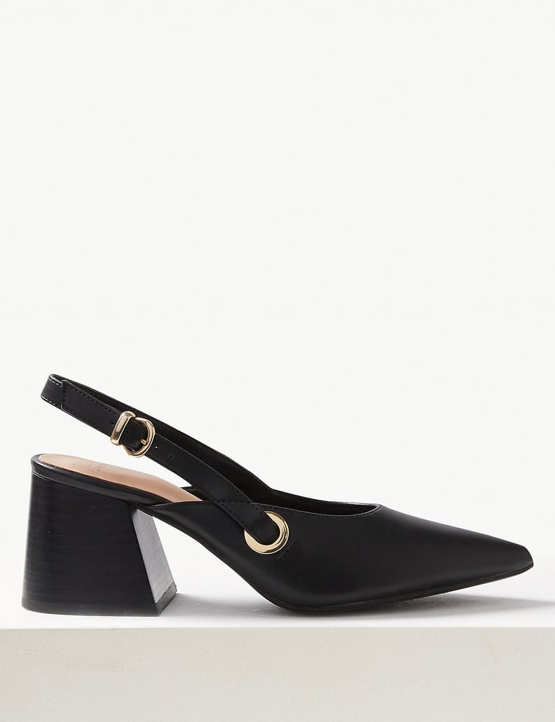 Marks & Spencer London Pointed Toe Slingback Shoes