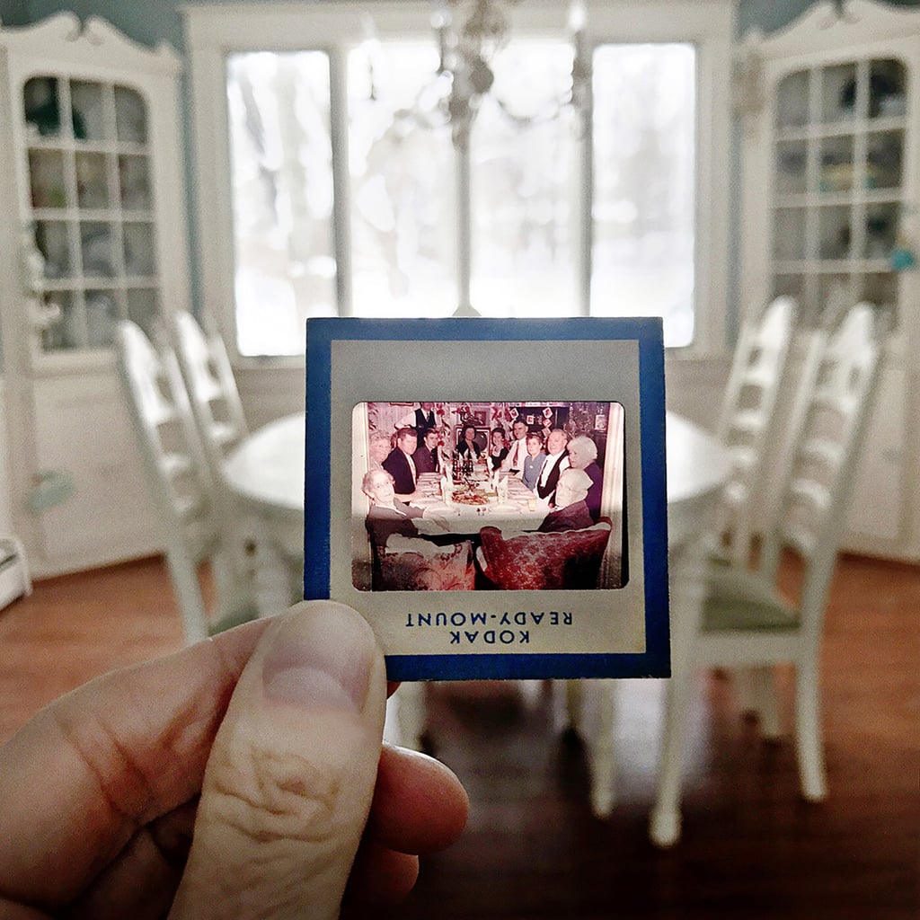 Photographer Uses Dad's Slides in a Photo Tribute to Parents