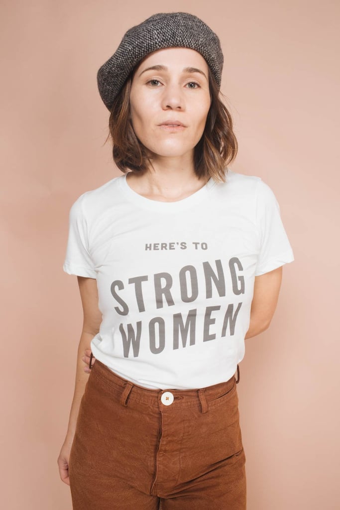 Here's to Strong Women Fitted Crewneck