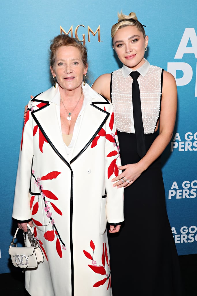 Florence Pugh Brings Family to A Good Person Premiere