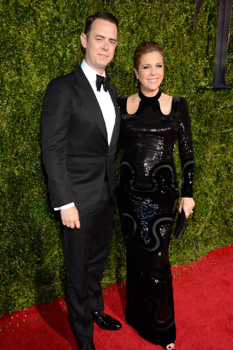 Colin Hanks and Rita Wilson