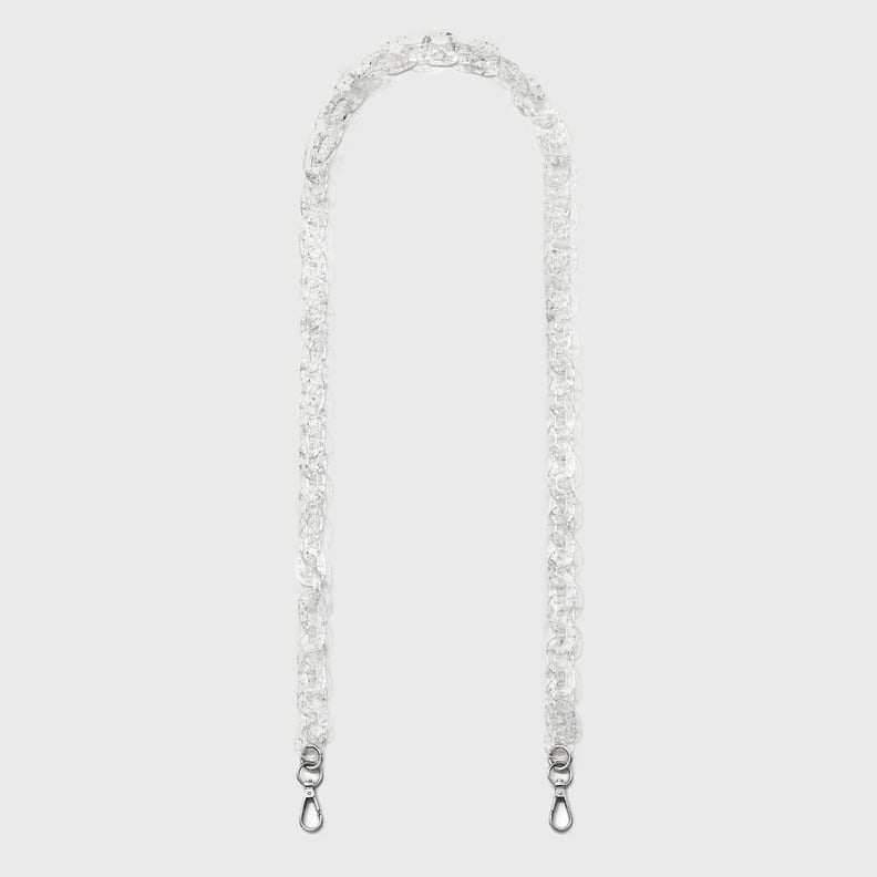 Shop Target's Chain Crossbody Handbag Strap in Clear