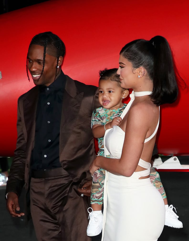 Kylie Jenner and Travis Scott at Travis Scott: Look Mom I Can Fly Premiere