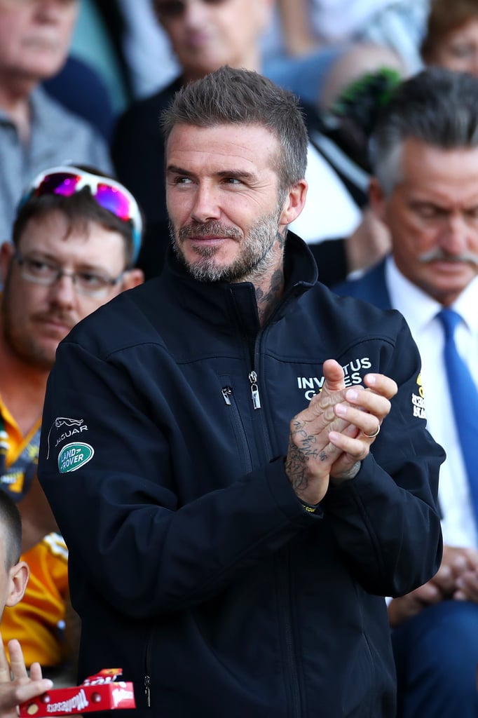 David Beckham With Romeo and Cruz at the 2018 Invictus Games