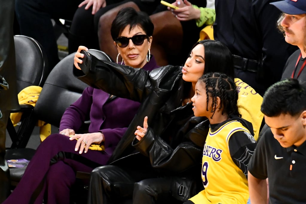 Kardashians Support Tristan Thompson at Lakers Game