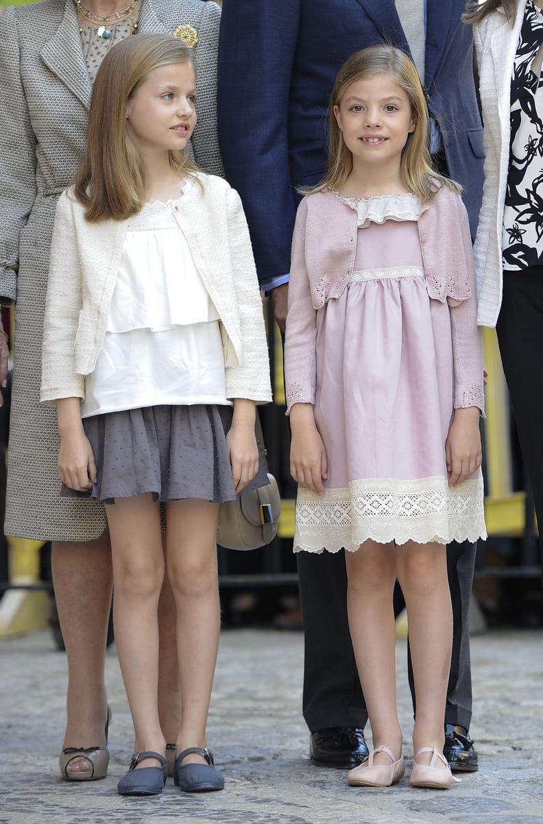 Princess Leonor and Infanta Sofía in 2015