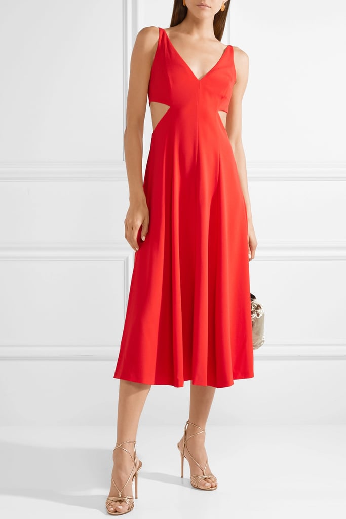 Jason Wu Grey Cutout Midi Dress | Kazimir Crossley's Red Cutout Dress ...