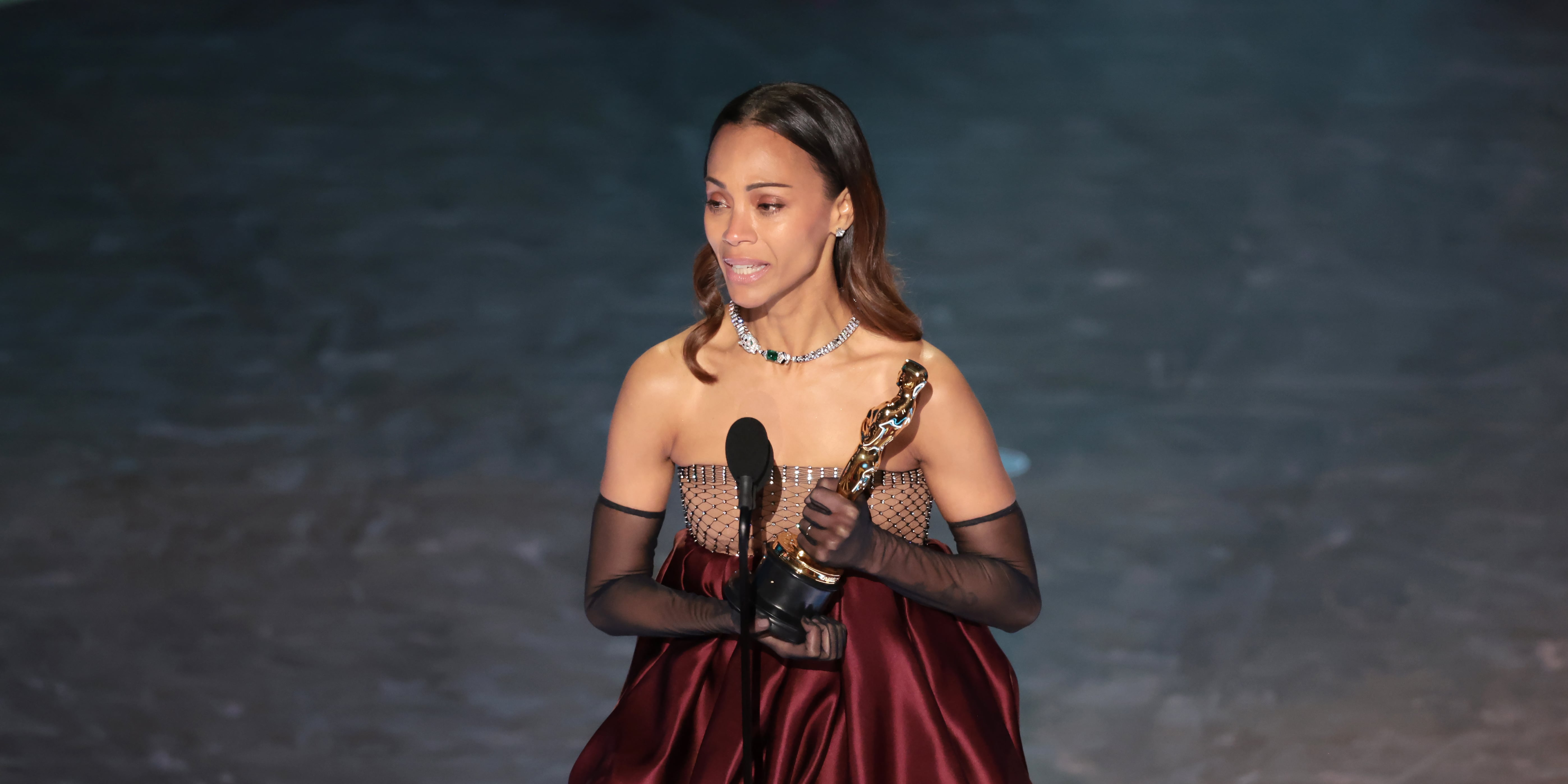 I’m Celebrating Zoe Saldaña’s Historical Oscar Win — Not “Emilia Pérez”