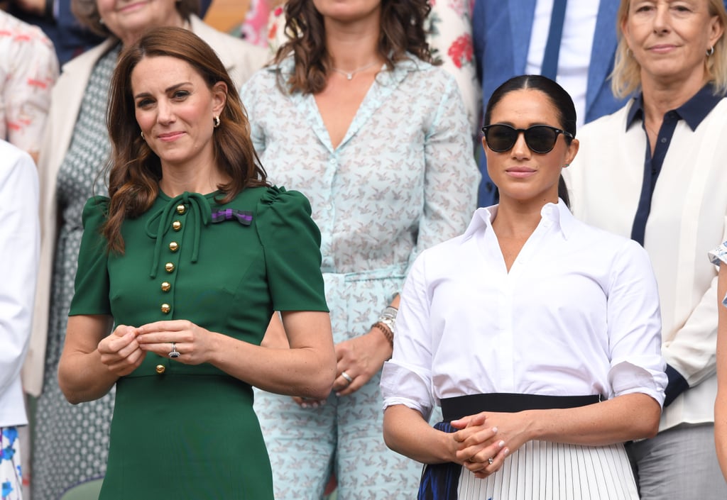 Meghan Markle and Kate Middleton at Wimbledon 2019 Pictures