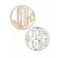 Block Acrylic Monogram Coaster Set
