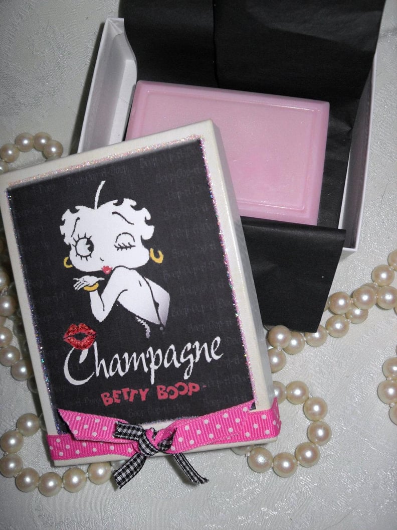 Betty Boop Pink Champagne Soap