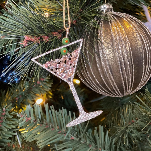 A Cute Ornament: BaubleBar Shaken, Not Stirred, Ornament