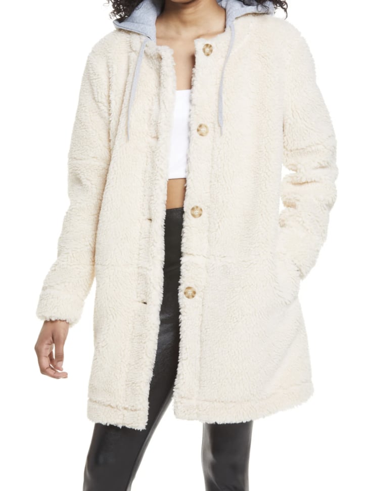 BP. Long Hooded Teddy Coat | Best Coats For Women on Sale 2021 ...