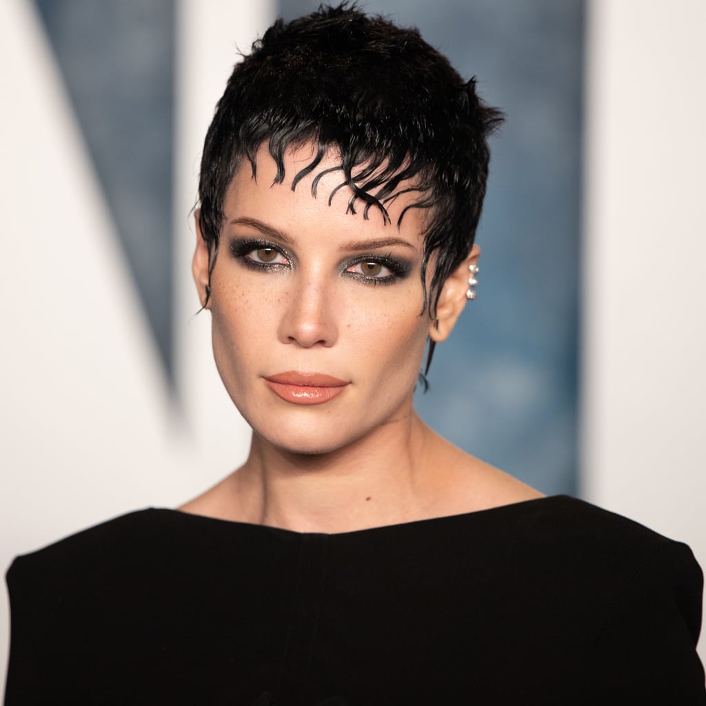 Halsey Ditches Their Punk Bixie Cut For a Romantic Bouffant Hairstyle