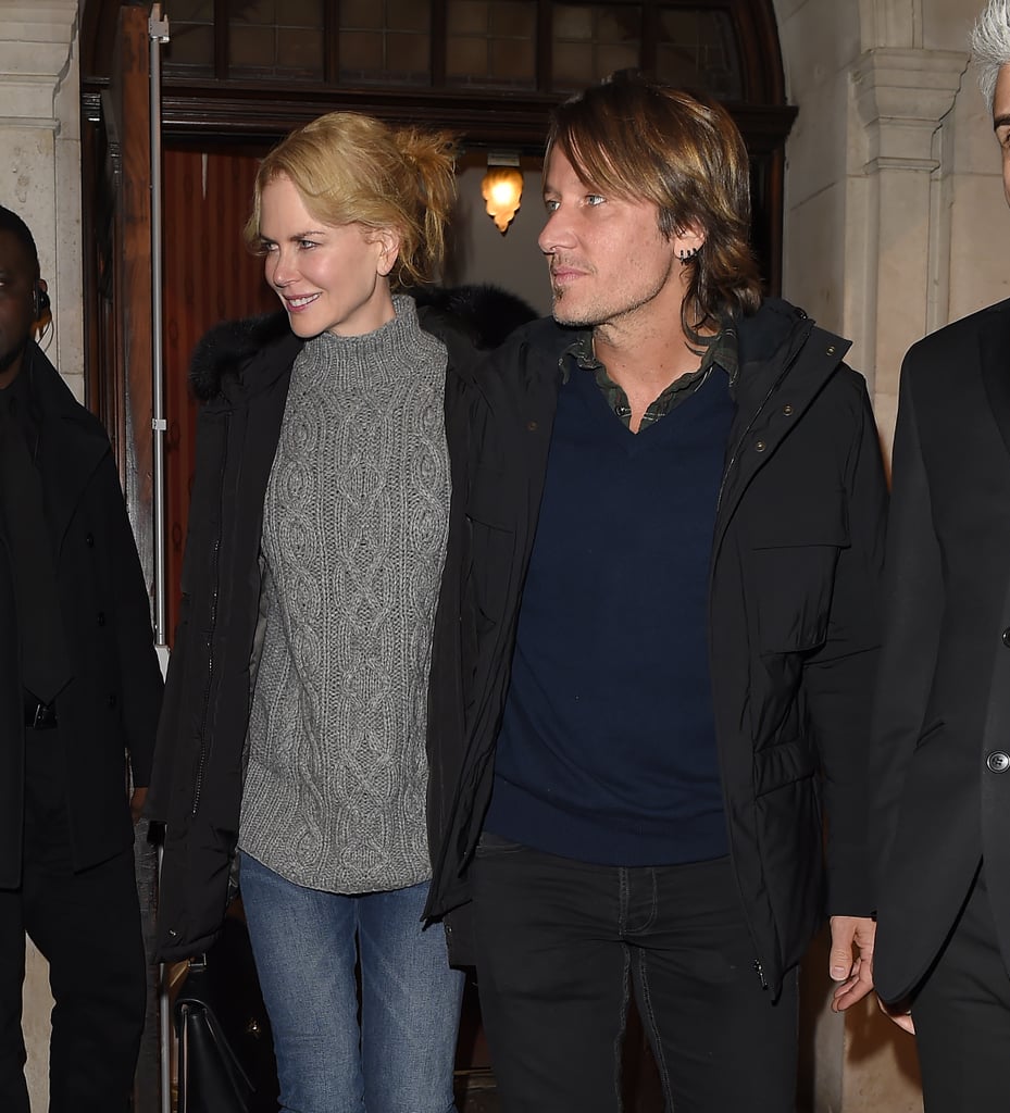 Nicole Kidman and Keith Urban Leaving Theater in London