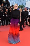 Cate Blanchett's Rainbow Skirt Is Mesmerizing, but Her Backless Silk Top Is the Real Star