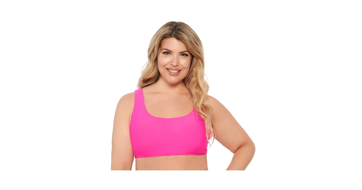 plus size midkini swim top