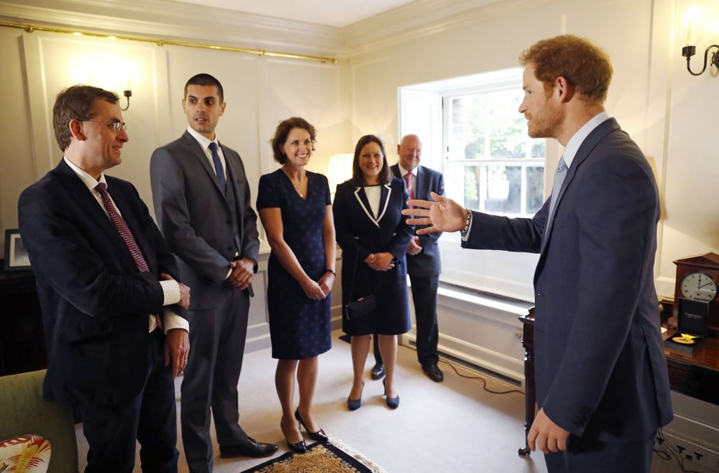 Prince Harry at Papworth Hospital in June 2016