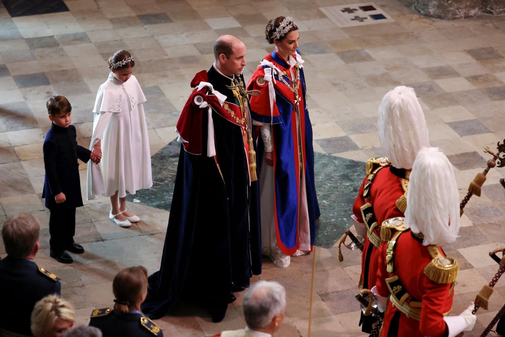 George, Charlotte, Louis at King Charles III's Coronation