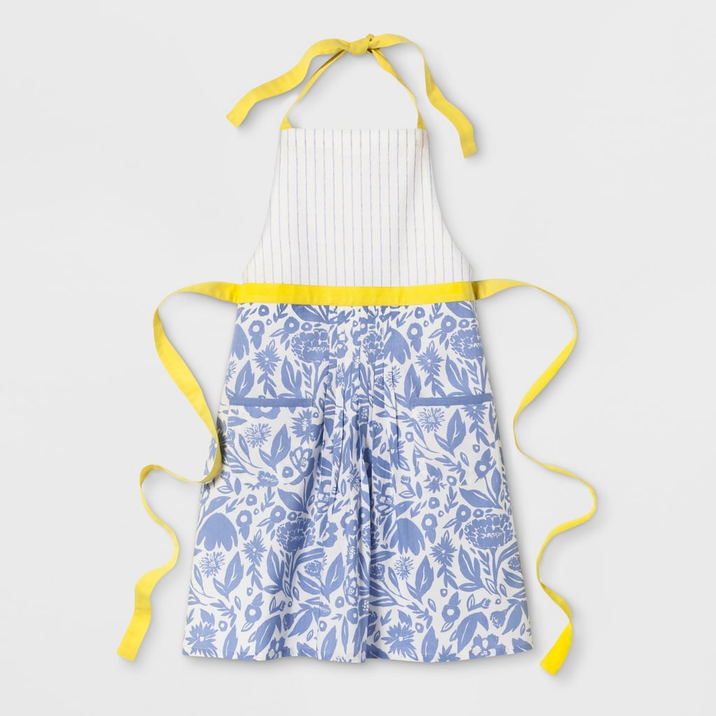 Blue & Yellow Floral Apron