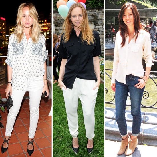 Half Tuck Shirt Trend Popsugar Fashion