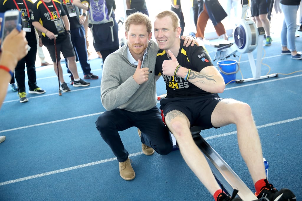 Prince Harry at Invictus Games Trials April 2017
